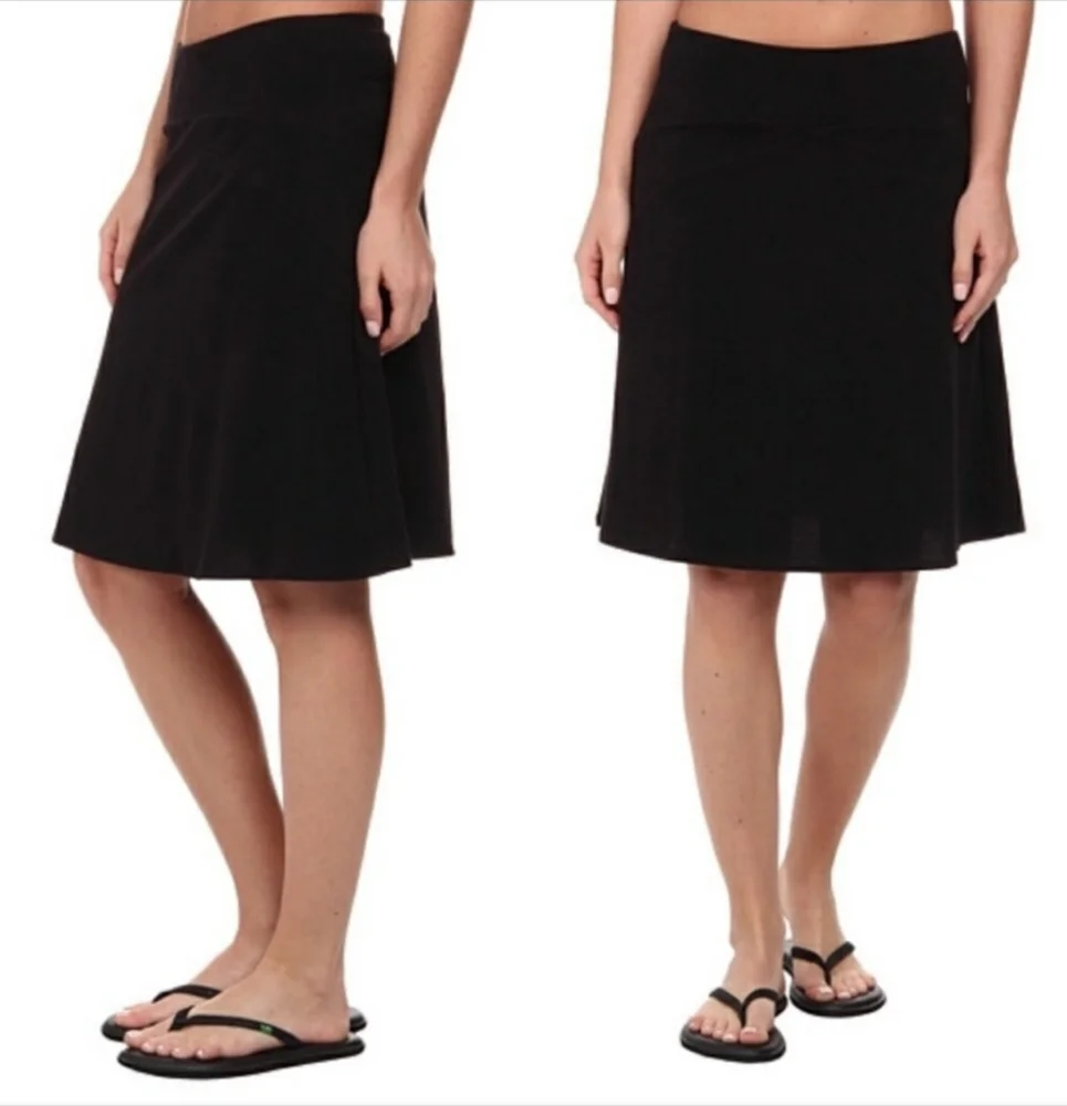Patagonia Black Vitalita Knit Skirt